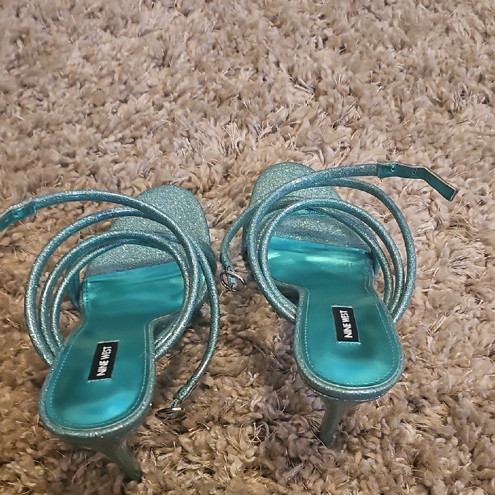 Nine West Blue Elegant Heels
